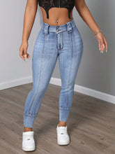 Load image into Gallery viewer, Mid Rise Skinny Jeans with Pockets