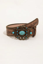 Load image into Gallery viewer, Leaf Pattern PU Leather Belt