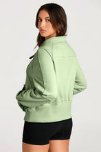 Load image into Gallery viewer, Half Zip Long Sleeve Sweatshirt