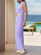 Load image into Gallery viewer, Round Neck Sleeveless Knit Dress