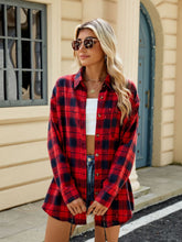 Load image into Gallery viewer, Plaid Button Up Long Sleeve Shirt