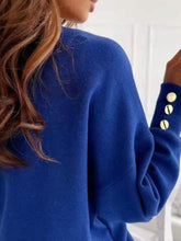 Load image into Gallery viewer, V-Neck Long Sleeve Sweatshirt