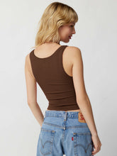 Load image into Gallery viewer, Square Neck Wide Strap Tank