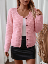 Load image into Gallery viewer, BUtton Up Long Sleeve Cardigan