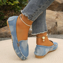 Load image into Gallery viewer, Round Toe Flat Loafers