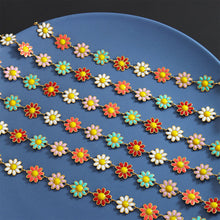 Load image into Gallery viewer, Titanium Steel Oil Drip Flower Necklace
