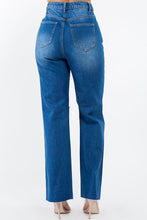 Load image into Gallery viewer, American Bazi High Waist Distressed Wide Leg Jeans