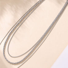 Load image into Gallery viewer, Titanium Steel Three-Layered Necklace