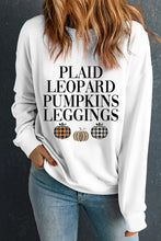 Load image into Gallery viewer, Letter Graphic Round Neck Long Sleeve Sweatshirt