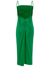 Load image into Gallery viewer, Backless Cowl Neck Sleeveless Cami Dress