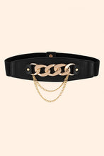 Load image into Gallery viewer, Chain Detail PU Leather Belt