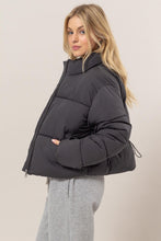 Load image into Gallery viewer, HYFVE Quilted Back Drawstring Puffer Jacket