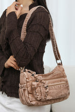 Load image into Gallery viewer, Adjustable Strap Denim Crossbody Bag
