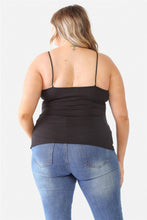 Load image into Gallery viewer, Zenobia Plus Size Lace Detail V-Neck Cami