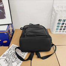 Load image into Gallery viewer, PU Leather Zip Backpack Bag