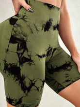 Load image into Gallery viewer, Tie-Dye High Waist Active Shorts