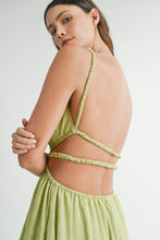 Load image into Gallery viewer, MABLE Cutout Waist Backless Maxi Dress
