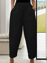 Load image into Gallery viewer, Elastic Waist Pants with Pockets