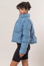 Load image into Gallery viewer, HYFVE Quilted Back Drawstring Puffer Jacket