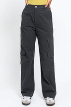 Load image into Gallery viewer, Tasha Apparel High Waisted Wide Leg Cargo Pants with Pockets