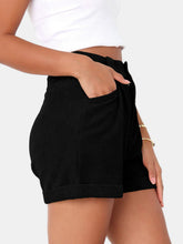 Load image into Gallery viewer, Full Size High Waist Shorts with Pockets