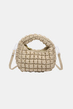 Load image into Gallery viewer, Quilted Puffy Removable Strap Crossbody Bag