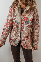 Load image into Gallery viewer, Printed Long Sleeve Hooded Jacket