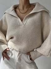 Load image into Gallery viewer, Johnny Collar Long Sleeve Sweater