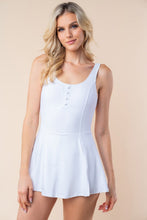 Load image into Gallery viewer, White Birch Sleeveless Performance Knit Swim Dress