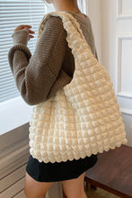 Load image into Gallery viewer, Ruched Polyester Large Handbag