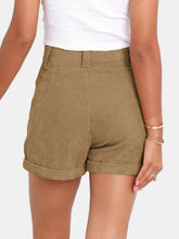 Load image into Gallery viewer, Full Size High Waist Shorts with Pockets