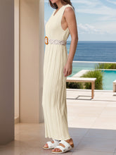 Load image into Gallery viewer, Round Neck Sleeveless Knit Dress
