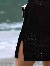 Load image into Gallery viewer, Openwork Scoop Neck Cover Up