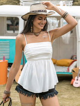 Load image into Gallery viewer, Ruched Square Neck Cami