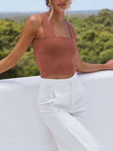 Load image into Gallery viewer, Square Neck Wide Strap Tank