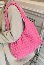 Load image into Gallery viewer, Ruched Polyester Large Handbag