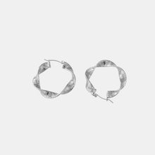 Load image into Gallery viewer, Titanium Steel Twisted Earrings