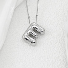 Load image into Gallery viewer, Copper Bubble Letter Pendant Necklace