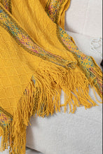 Load image into Gallery viewer, Fringe Half Sleeve Hooded Poncho
