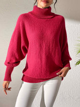 Load image into Gallery viewer, Turtleneck Long Sleeve Sweater