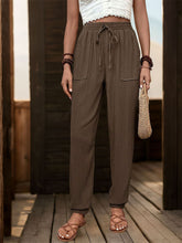 Load image into Gallery viewer, Textured High Waist Joggers