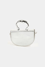 Load image into Gallery viewer, Fame Glossy Semi Circle Top Handle Bag