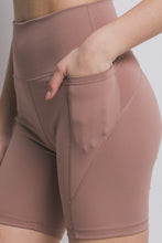 Load image into Gallery viewer, Love Tree High Waist Seam Detail Active Shorts
