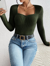 Load image into Gallery viewer, Honey Ribbed Long Sleeve T-Shirt