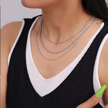 Load image into Gallery viewer, Titanium Steel Three-Layered Necklace