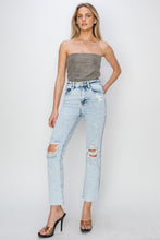 Load image into Gallery viewer, RISEN High Rise Distressed Ankle Jeans