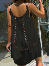 Load image into Gallery viewer, Cutout Scoop Neck Spaghetti Strap Cover Up