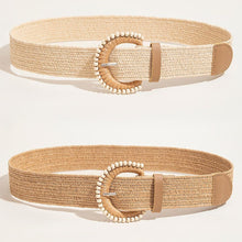 Load image into Gallery viewer, Bead Buckle Woven Belt