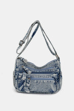 Load image into Gallery viewer, Adjustable Strap Denim Crossbody Bag