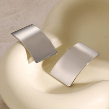 Load image into Gallery viewer, Stainless Steel Rectangle Earring